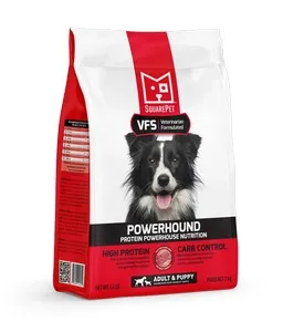 4.4Lb SquarePet Canine VFS Power Red Meat - Health/First Aid